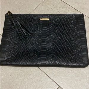 Gigi New York Black Clutch